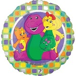Barney round foil