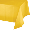 Yellow Plastic Tablecloth 1
